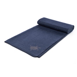 [blkt246] Yoga Blanket, nightfall/anthracite, 150x200cm, woven logo