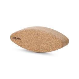 [ckeg-l] Cork block oval (egg), 31x12x7.5cm, Logo